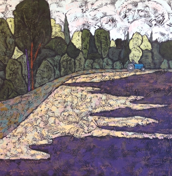 Done for the Day 30"x30" acrylic on canvas  SOLD