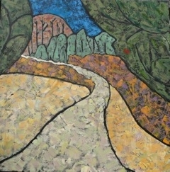 End of the Meadow 30"x30" Acrylic on Canvas SOLD