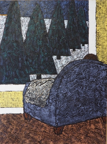 It Was a Good Book 30x40" acrylic on canvas  SOLD
