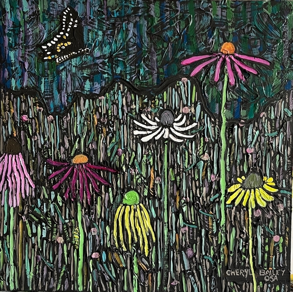 Let Your Light Shine! 12”x12” on cradled wood panel SOLD