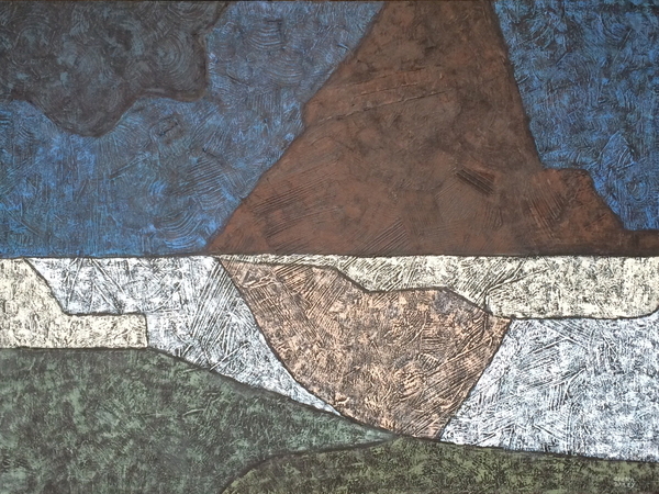 Rock Solid 2   Acrylic on Canvas 30"x40"